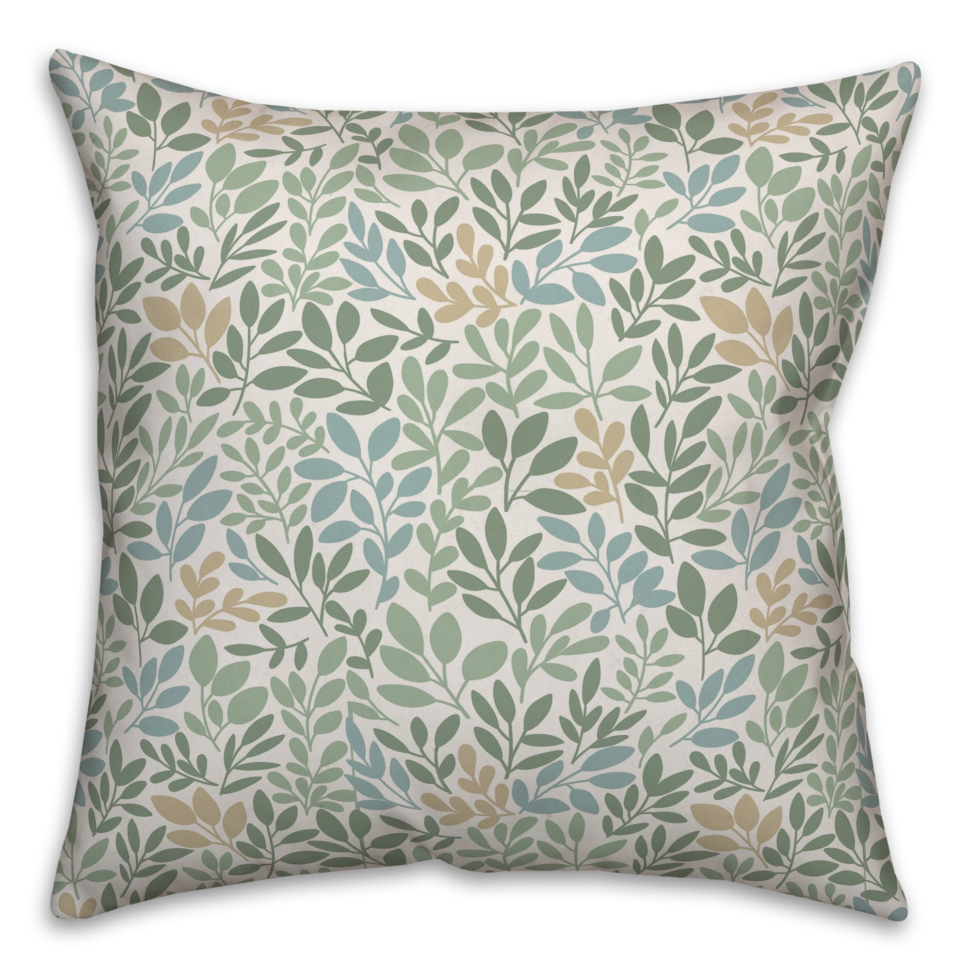 Creative Products Autumn Leaf Pattern 18x18 Spun Poly Pillow
