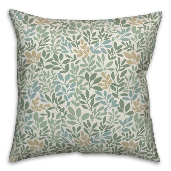 Creative Products Autumn Leaf Pattern 18x18 Spun Poly Pillow