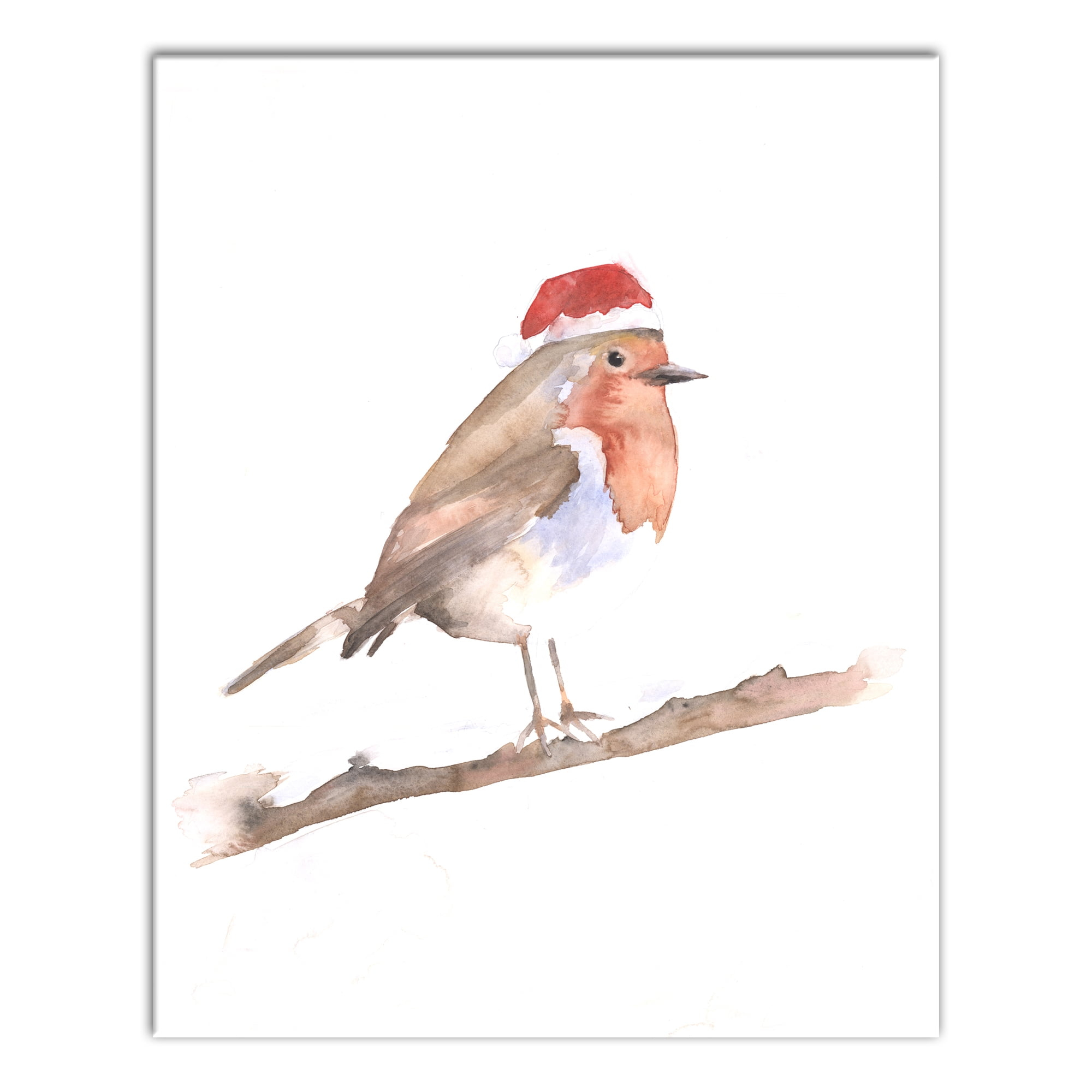 Creative Products Festive Robin 16x20 Canvas Wall Art