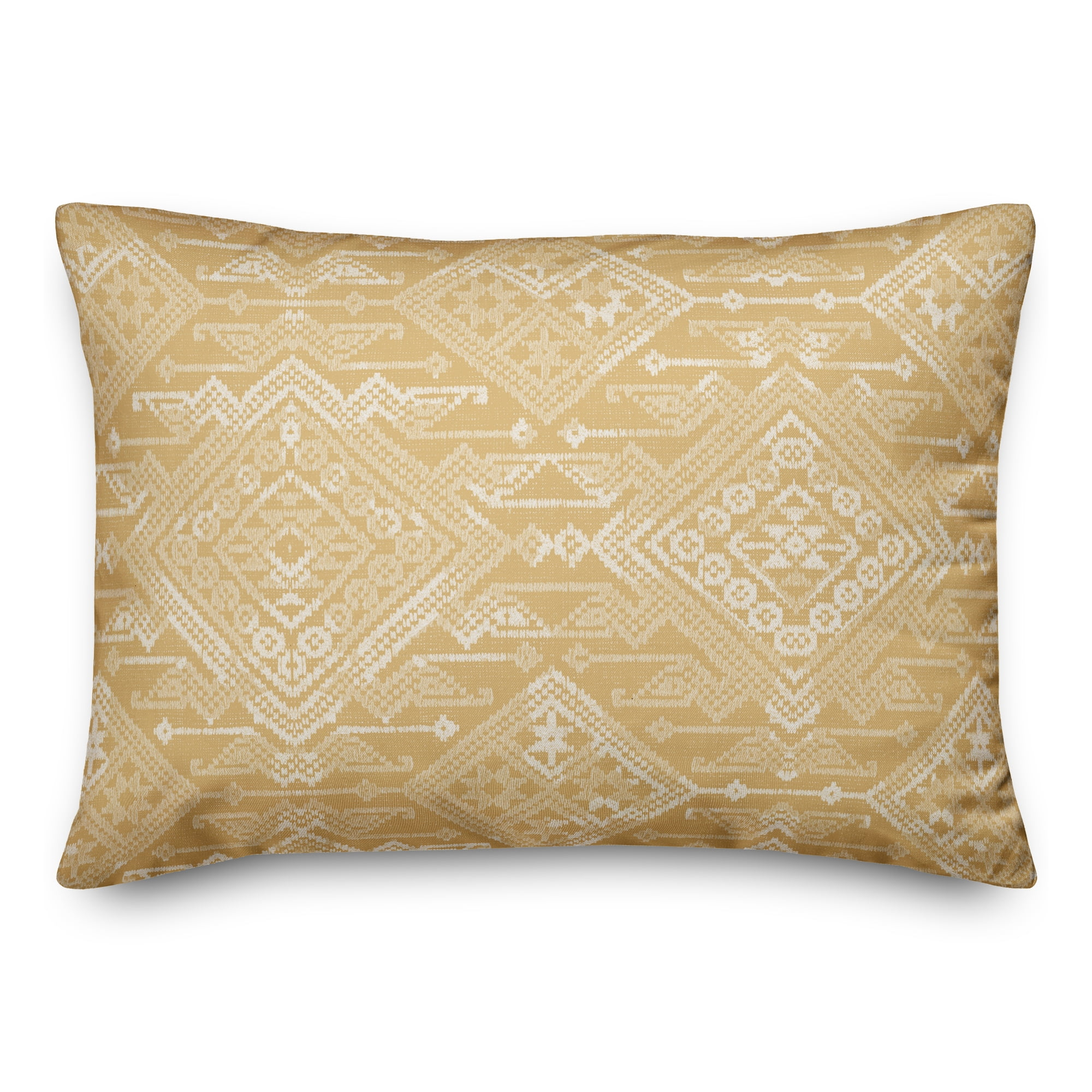 Creative Products Persian Gold Pattern 20 x 14 Indoor / Outdoor Pillow