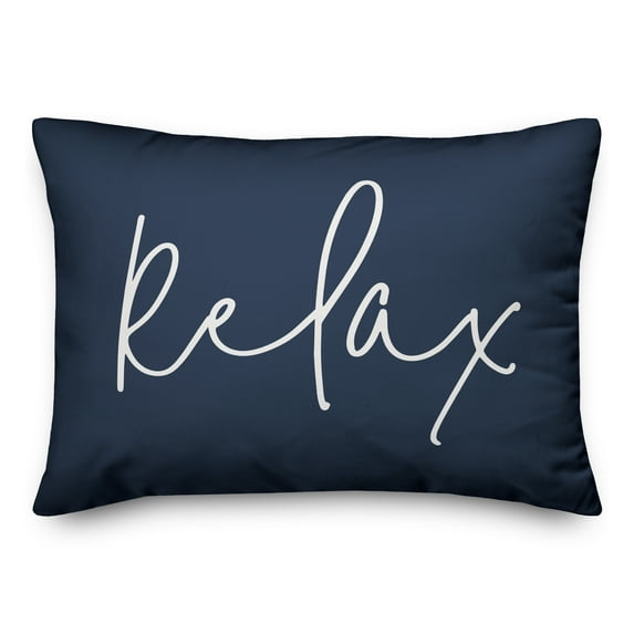 Designs Direct Creative Group Textual Indoor/Outdoor Throw Pillow