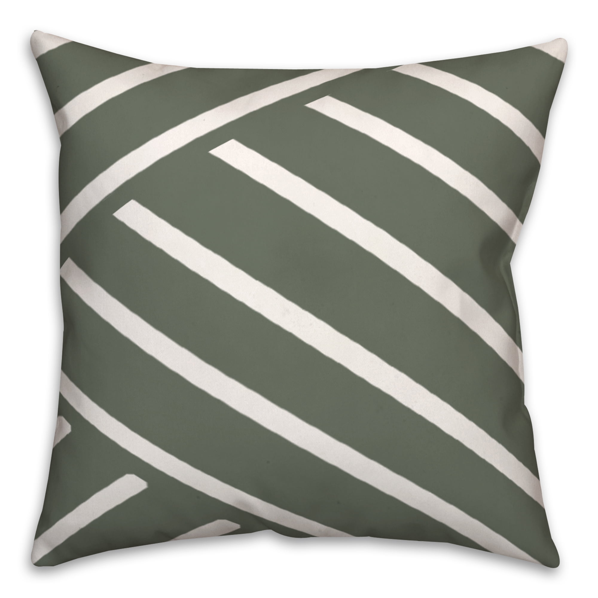Creative Products Sage Herringbone 18 x 18 Indoor / Outdoor Pillow