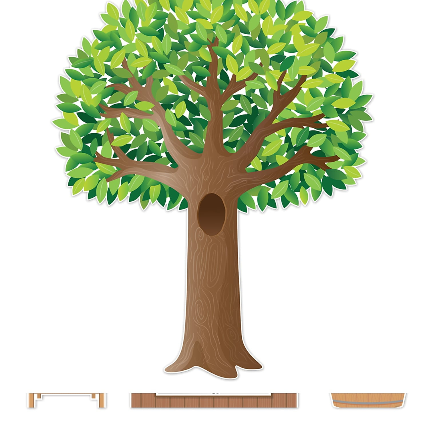 Creative Teaching Press® Apple Time Jumbo Tree Bulletin Board Set, 10 Pieces