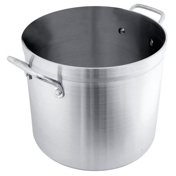 Crestware Heavy Duty Stock Pot, 30 qt, Aluminum