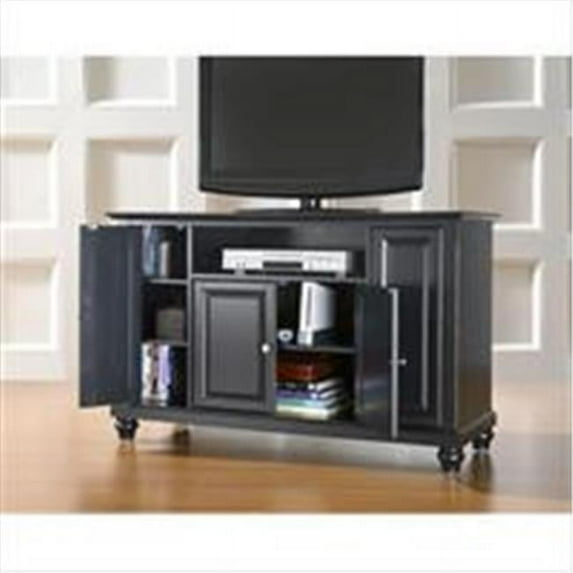 CAMBRIDGE 48" TV STAND IN BLACK FINISH