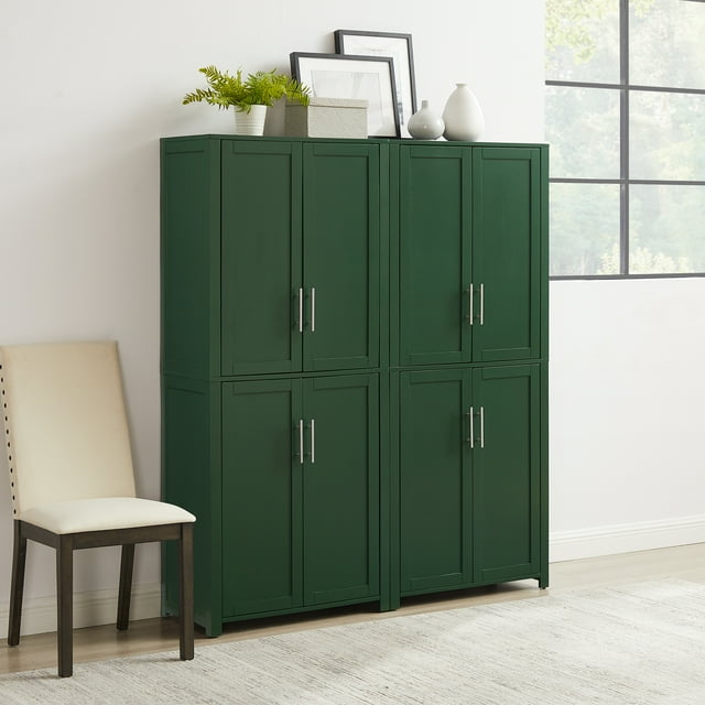 Crosley Furniture Savannah 2-Piece Kitchen Storage Pantry Set