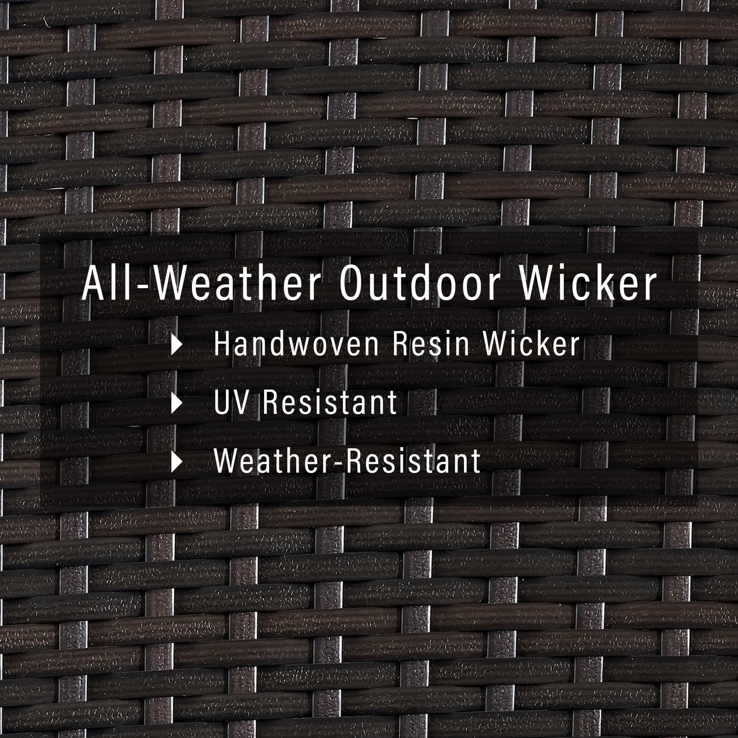 Crosley Palm Harbor 3 Piece Wicker Patio Sofa Set in Brown and Gray