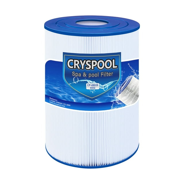 Cryspool pwk65 Compatible with Watkins 31114, Hot Spot spa Filter,Unicel C-8465, Filbur FC-3960, 71827, 71828, Watkins 65 sq.ft hot tub Filter, 1 Pack