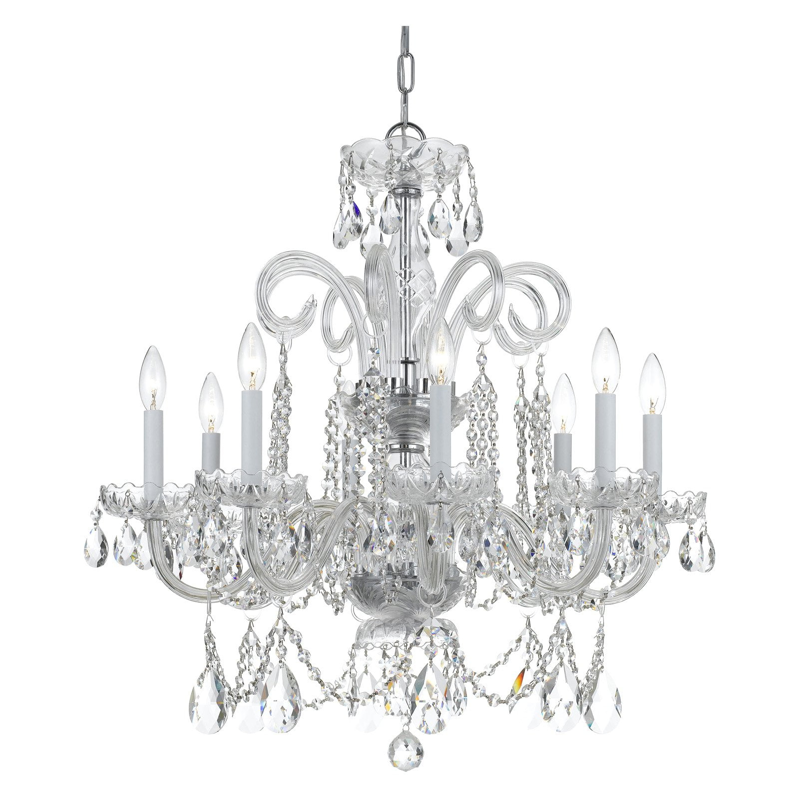 Crystorama Lighting - Eight Light Chandelier - Chandelier - Crystal - Eight