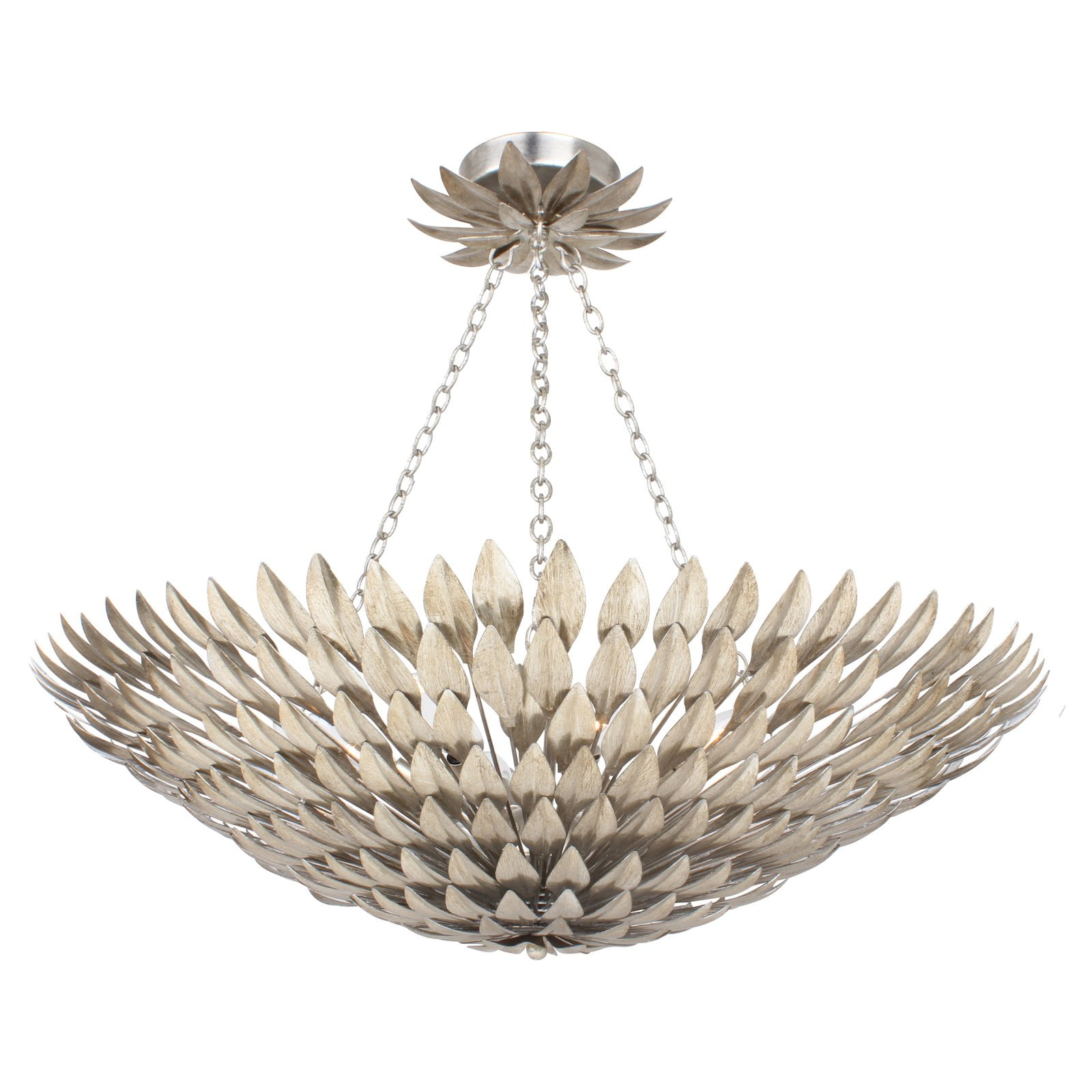 519-saceiling-Crystorama Lighting-Broche - Colgante de Ocho Luces en Estilo Tradicional y Contemporáneo - 30 Pulgadas de Ancho por 12 Pulgadas de Alto - Antiguo