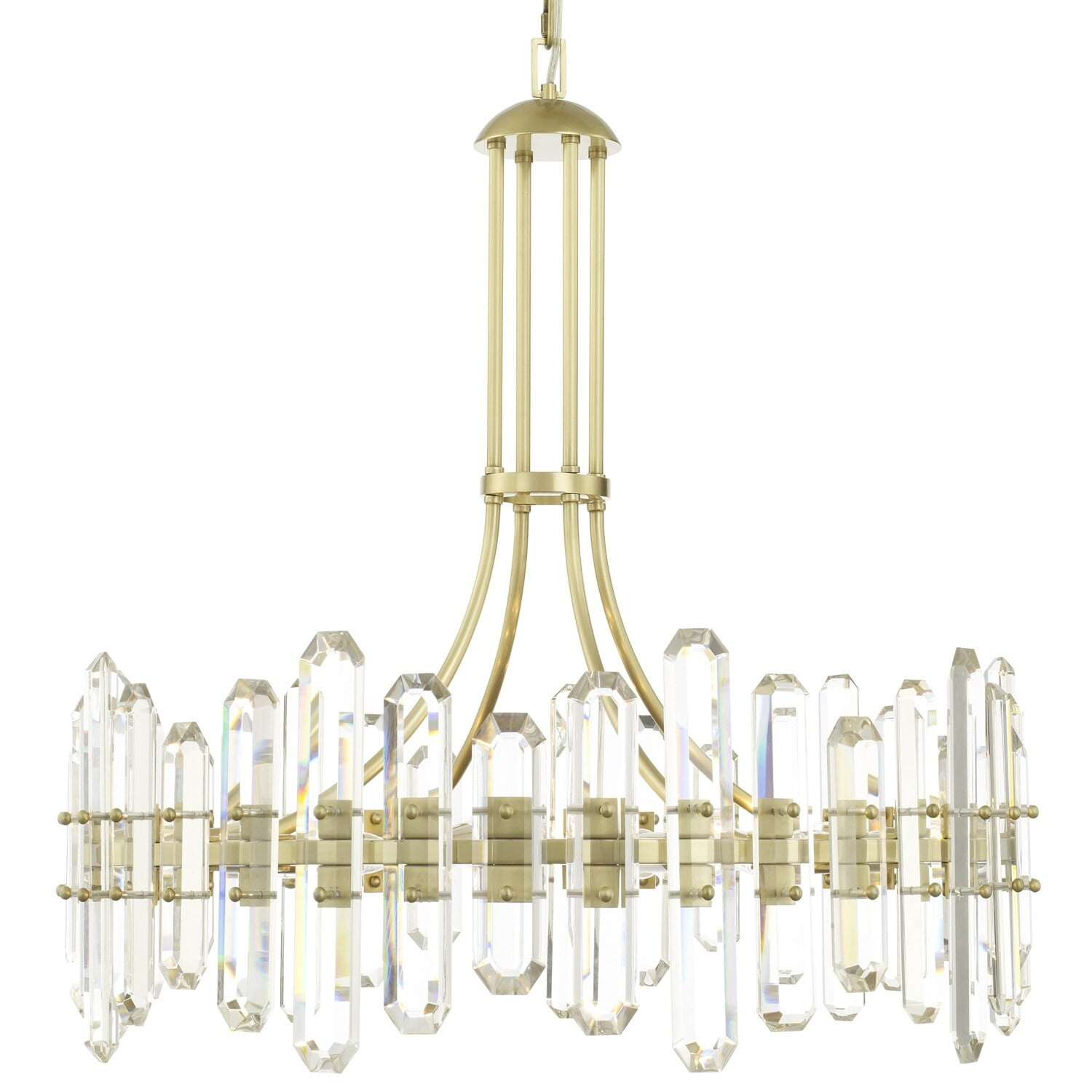 Twelve Light Chandelier In Traditional And Contemporary Style 31 Inches Wide By 28.25 Inches High-Aged Brass Finish Crystorama Lighting Bol-8889-Ag
