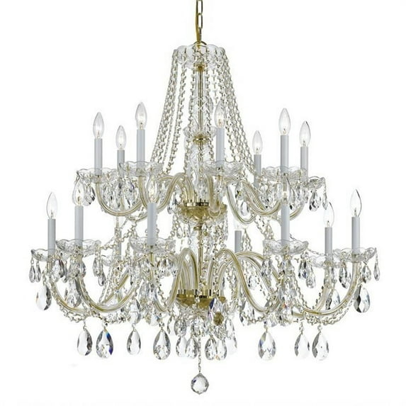 Crystorama Lighting - 16 Light Chandelier - Chandelier - Crystal - Eight Light