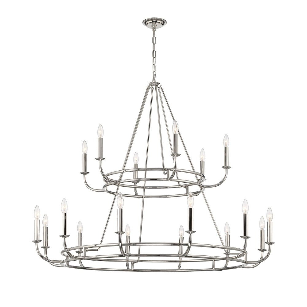 Crystorama Lighting - Bailey - 18 Light Chandelier-39 Inches Tall and 48 Inches