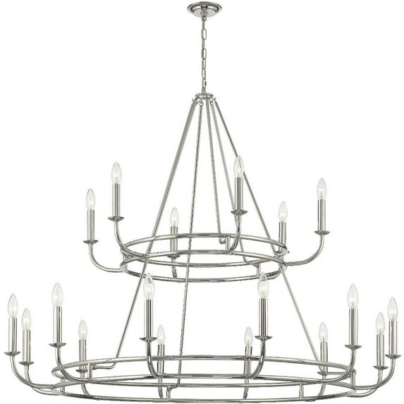 Crystorama Lighting - Bailey - 18 Light Chandelier-39 Inches Tall and 48 Inches