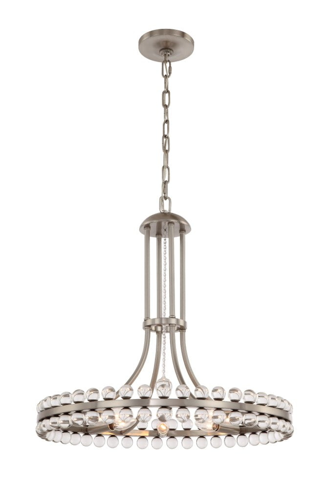 Crystorama Lighting - Eight Light Chandelier - Chandelier - Clover - Eight Light