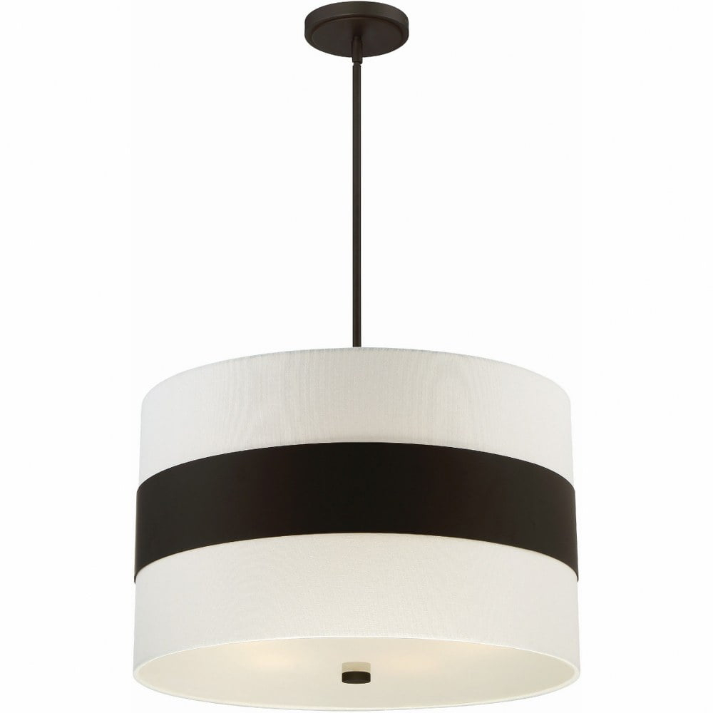 Five Light Chandelier In Classic Style 23 Inches Wide By 21 Inches High-Dark Bronze Finish Crystorama Lighting 297-Db
