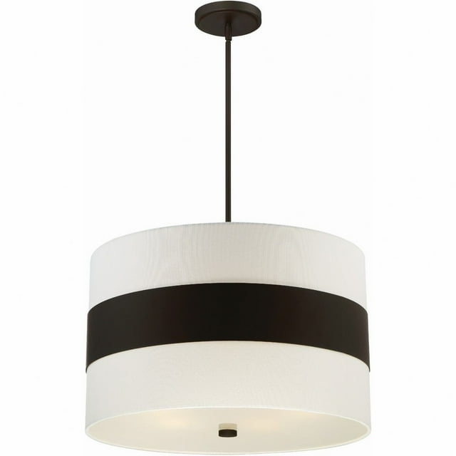 Five Light Chandelier In Classic Style 23 Inches Wide By 21 Inches High-Dark Bronze Finish Crystorama Lighting 297-Db