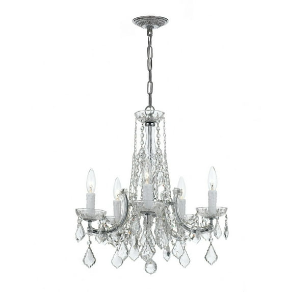 Crystorama Lighting - Five Light Chandelier - Chandelier - Maria Theresa - 5