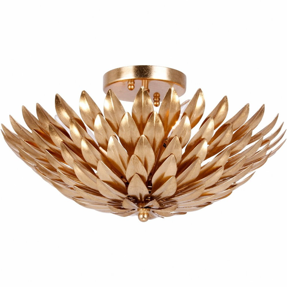 Crystorama Lighting - Four Light Ceiling Mount - Ceiling Mount - Broche - Four