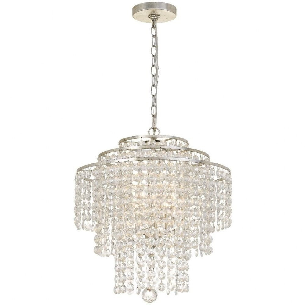 Crystorama Lighting - Four Light Chandelier - Chandelier - Arielle - Three Light