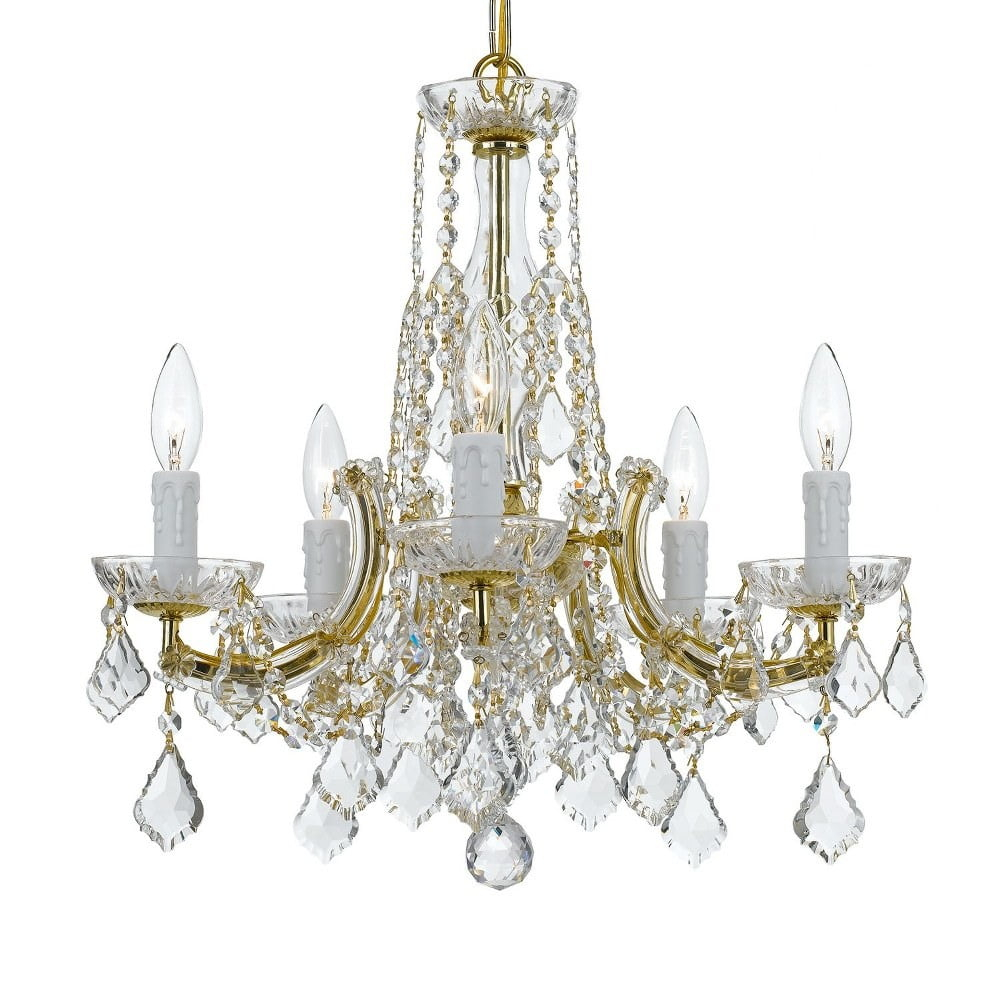 Crystorama Lighting - Five Light Chandelier - Chandelier - Maria Theresa - 5