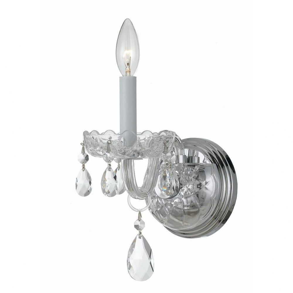 Crystorama Lighting - One Light Wall Mount - Wall Mount - Crystal - One Light
