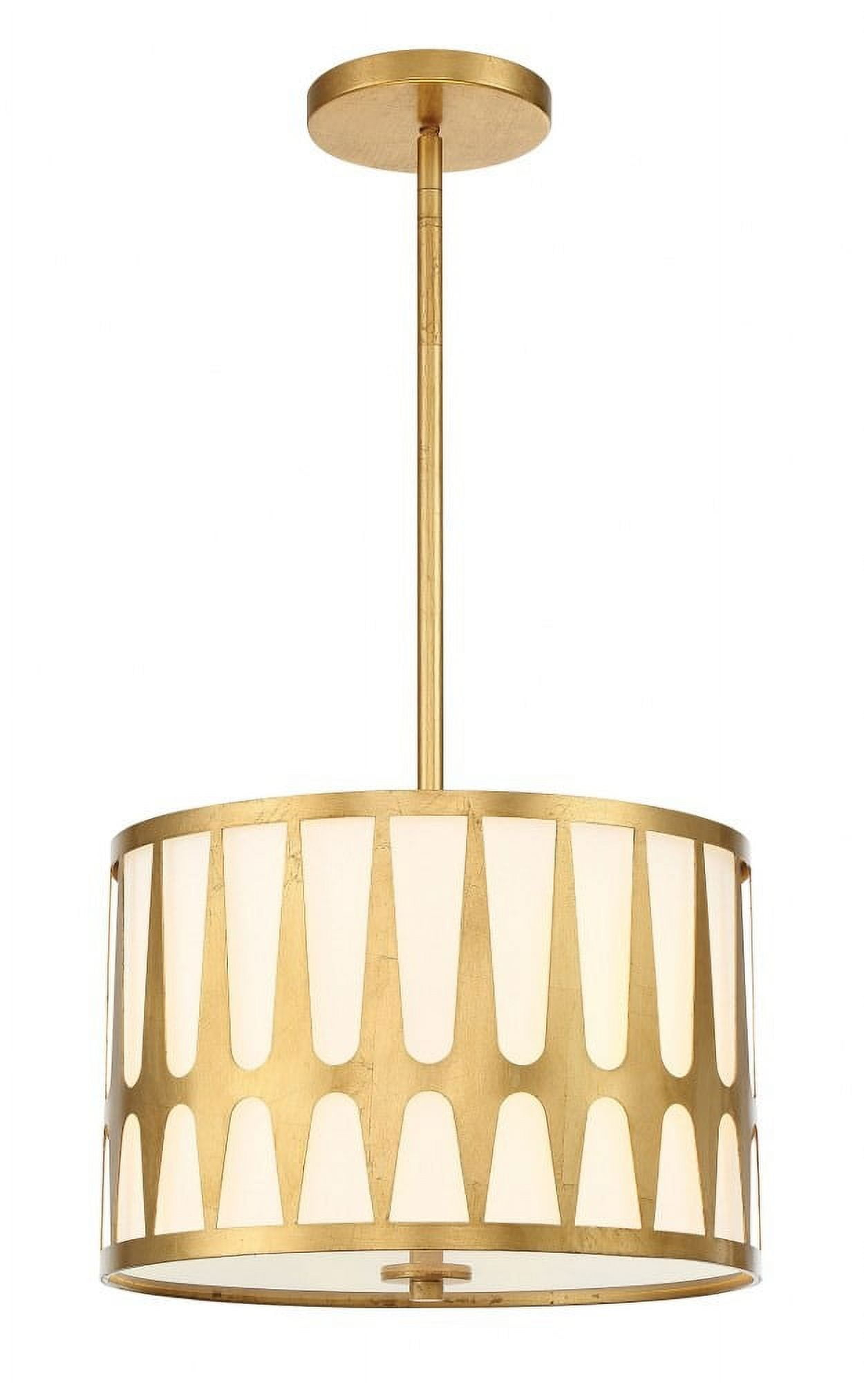Crystorama Lighting - Royston - 3 Light Pendant In Modern and Contemporary