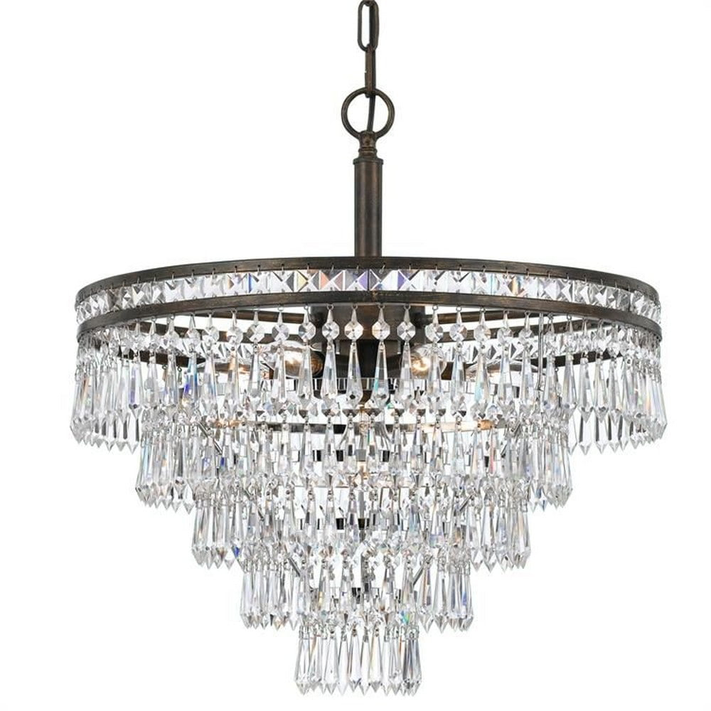 Crystorama Lighting - Seven Light Chandelier - Chandelier - Mercer - Seven Light