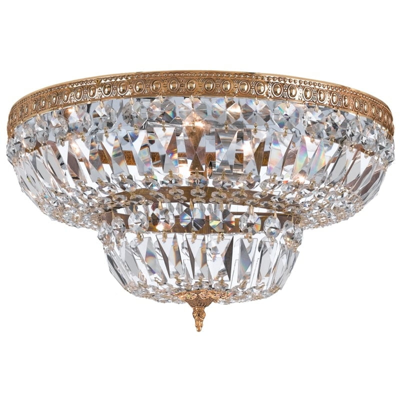 Crystorama Lighting - Six Light Ceiling Mount - Ceiling Mount - 6 Light Flush