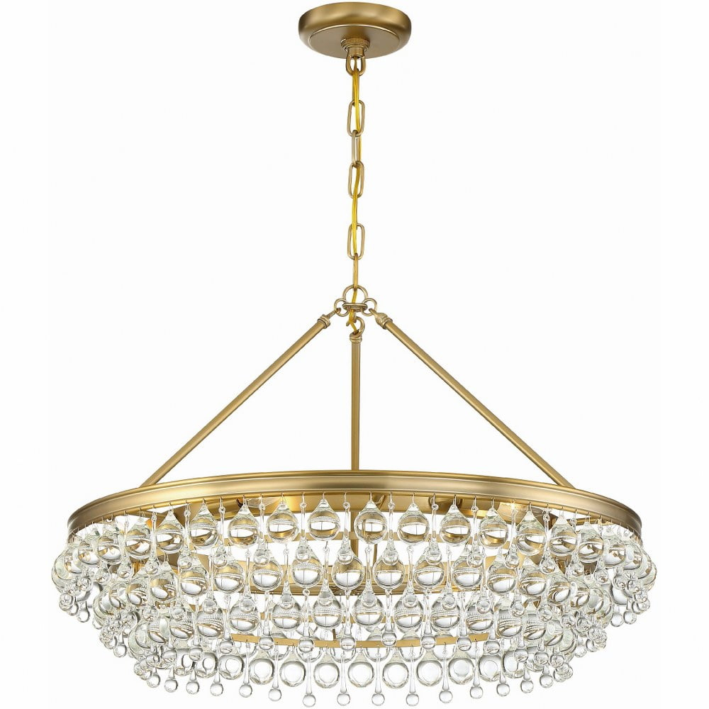 Crystorama Lighting - Six Light Chandelier - Chandelier - Calypso - Six Light