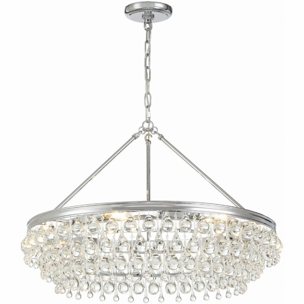 Crystorama Lighting - Six Light Chandelier - Chandelier - Calypso - Six Light