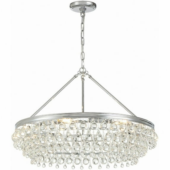 Crystorama Lighting - Six Light Chandelier - Chandelier - Calypso - Six Light