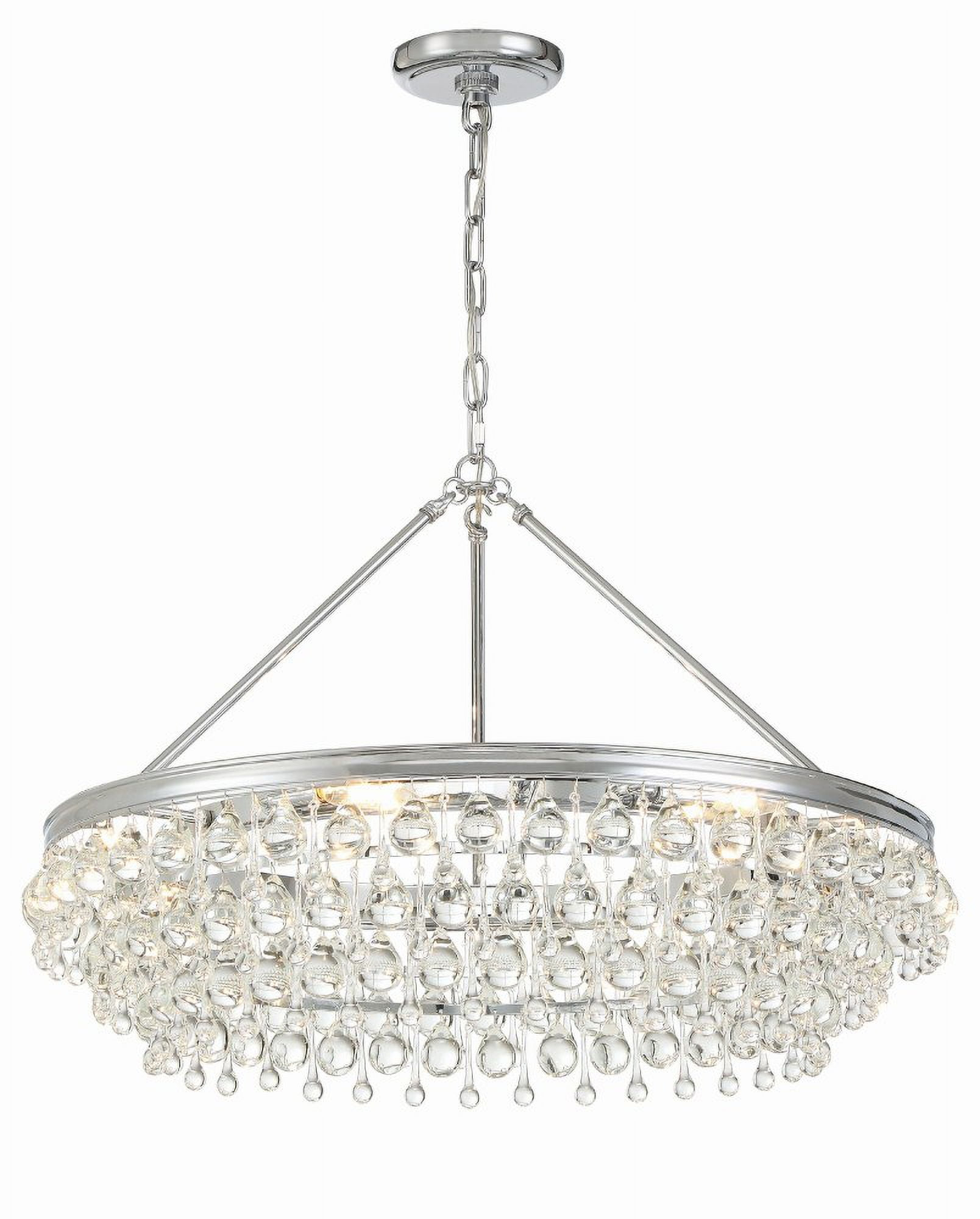 Crystorama Lighting - Six Light Chandelier - Chandelier - Calypso - Six Light