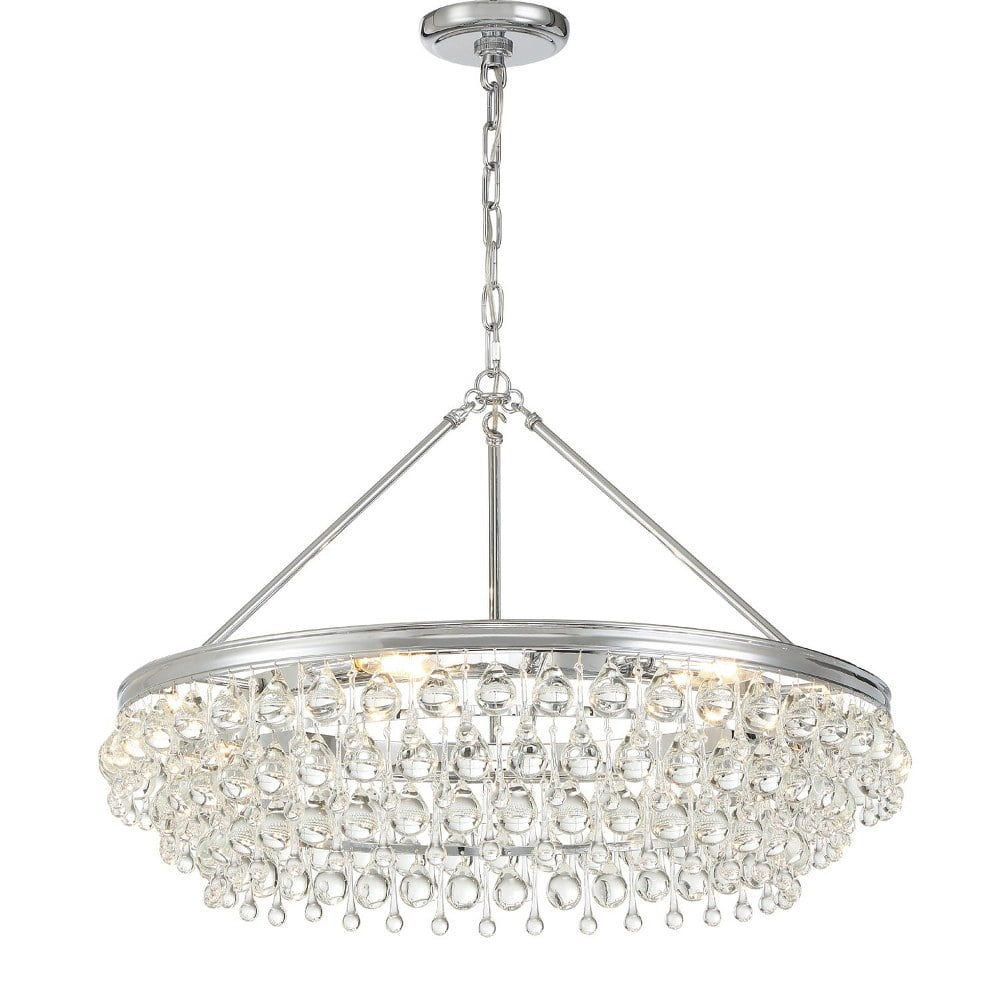 Crystorama Lighting - Six Light Chandelier - Chandelier - Calypso - Six Light