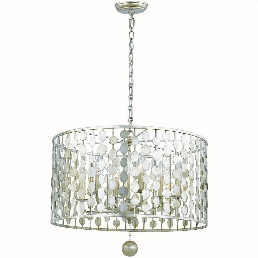 Crystorama Lighting - Six Light Chandelier - Chandelier - Layla - Six Light