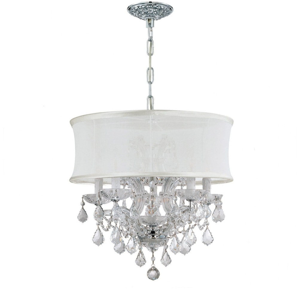 Crystorama Lighting - Six Light Mini Chandelier - Mini Chandelier - Brentwood -