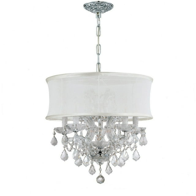 Crystorama Lighting - Six Light Mini Chandelier - Mini Chandelier - Brentwood -