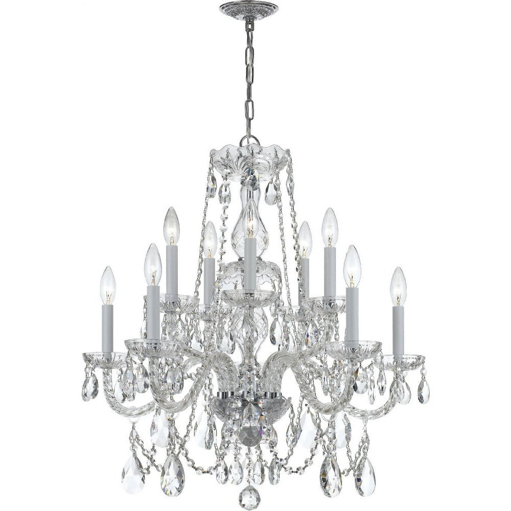 Crystorama Lighting - Ten Light Chandelier - Chandelier - Crystal - Ten Light