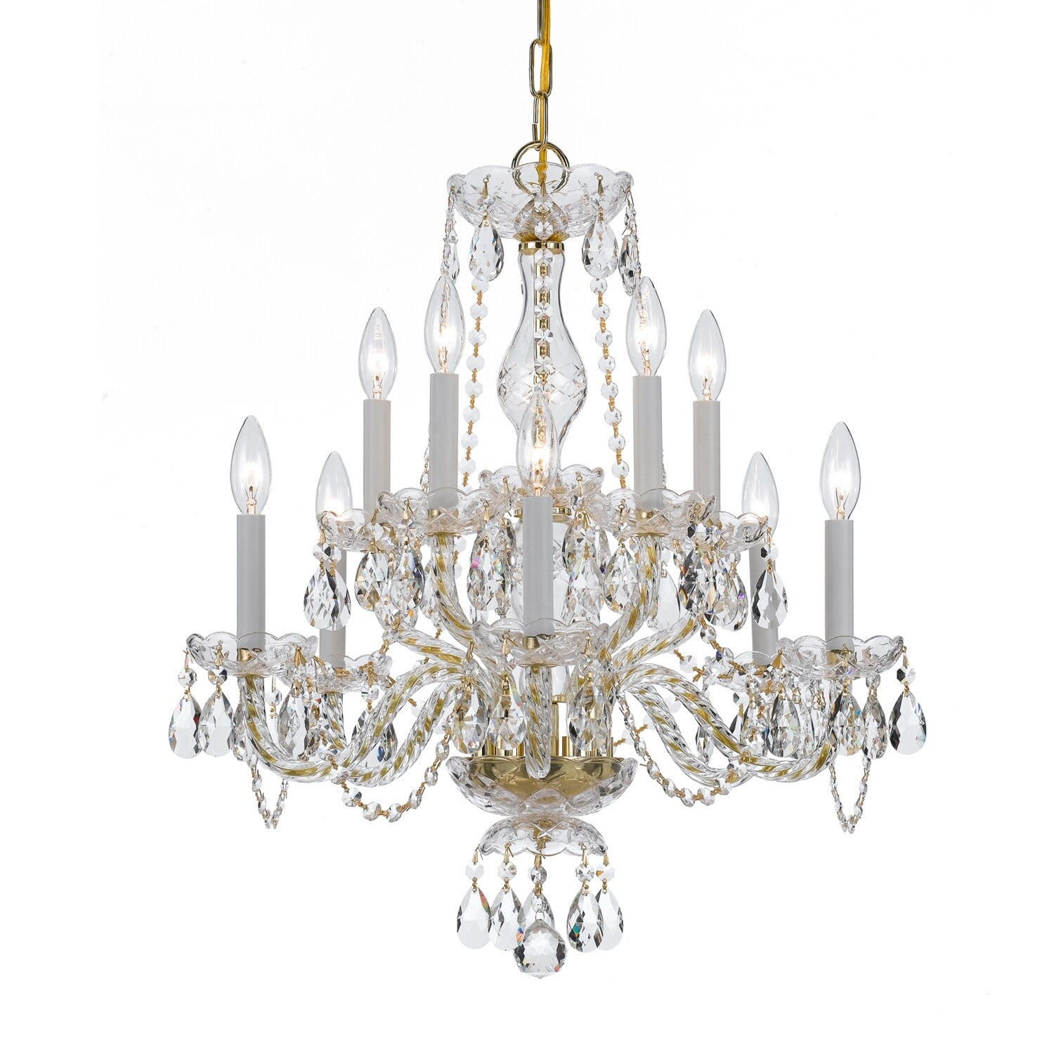 Crystorama Lighting - Ten Light Chandelier - Chandelier - Crystal - Ten Light