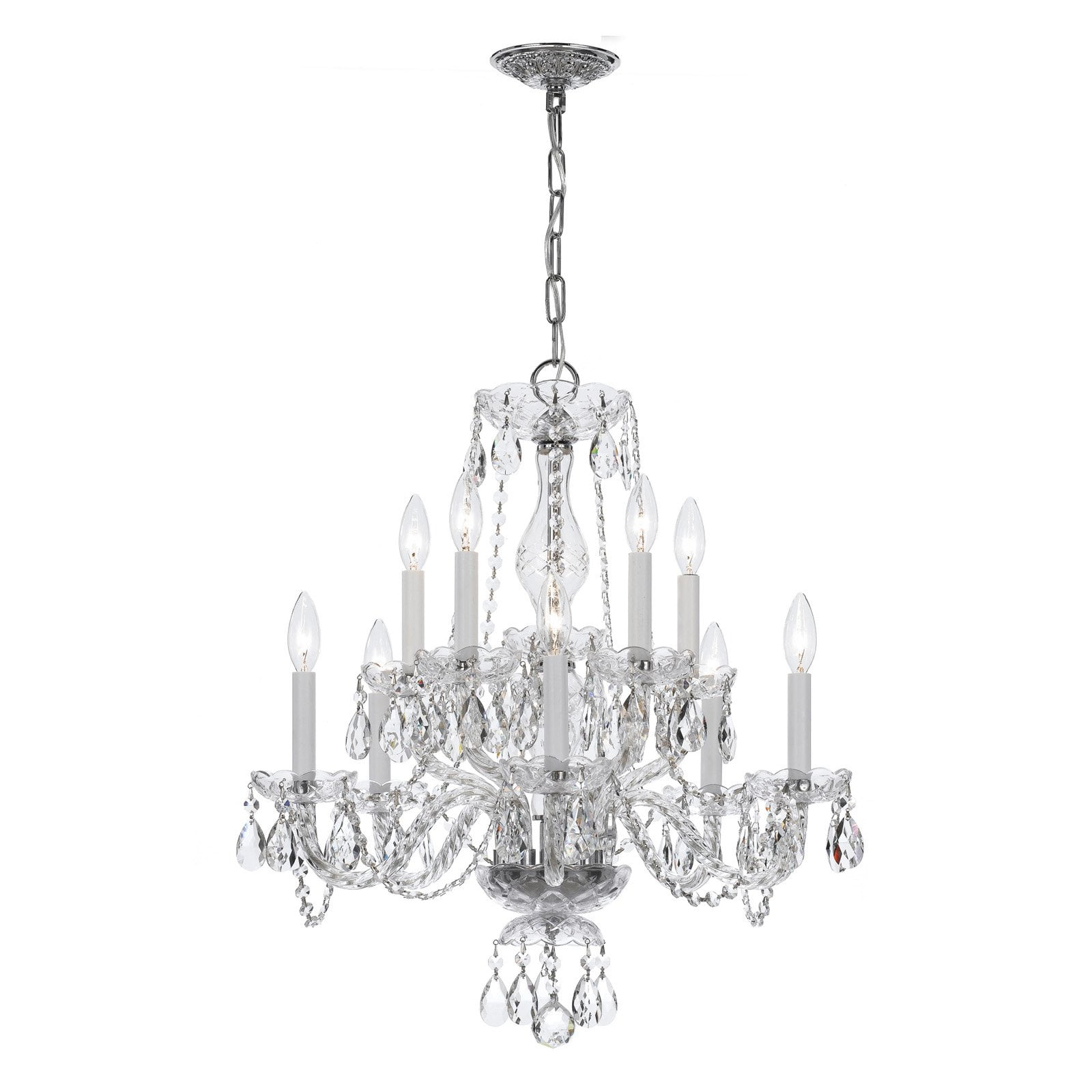 Crystorama Lighting - Ten Light Chandelier - Chandelier - Crystal - Ten Light