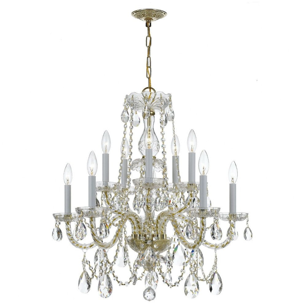 Crystorama Lighting - Ten Light Chandelier - Chandelier - Crystal - Ten Light