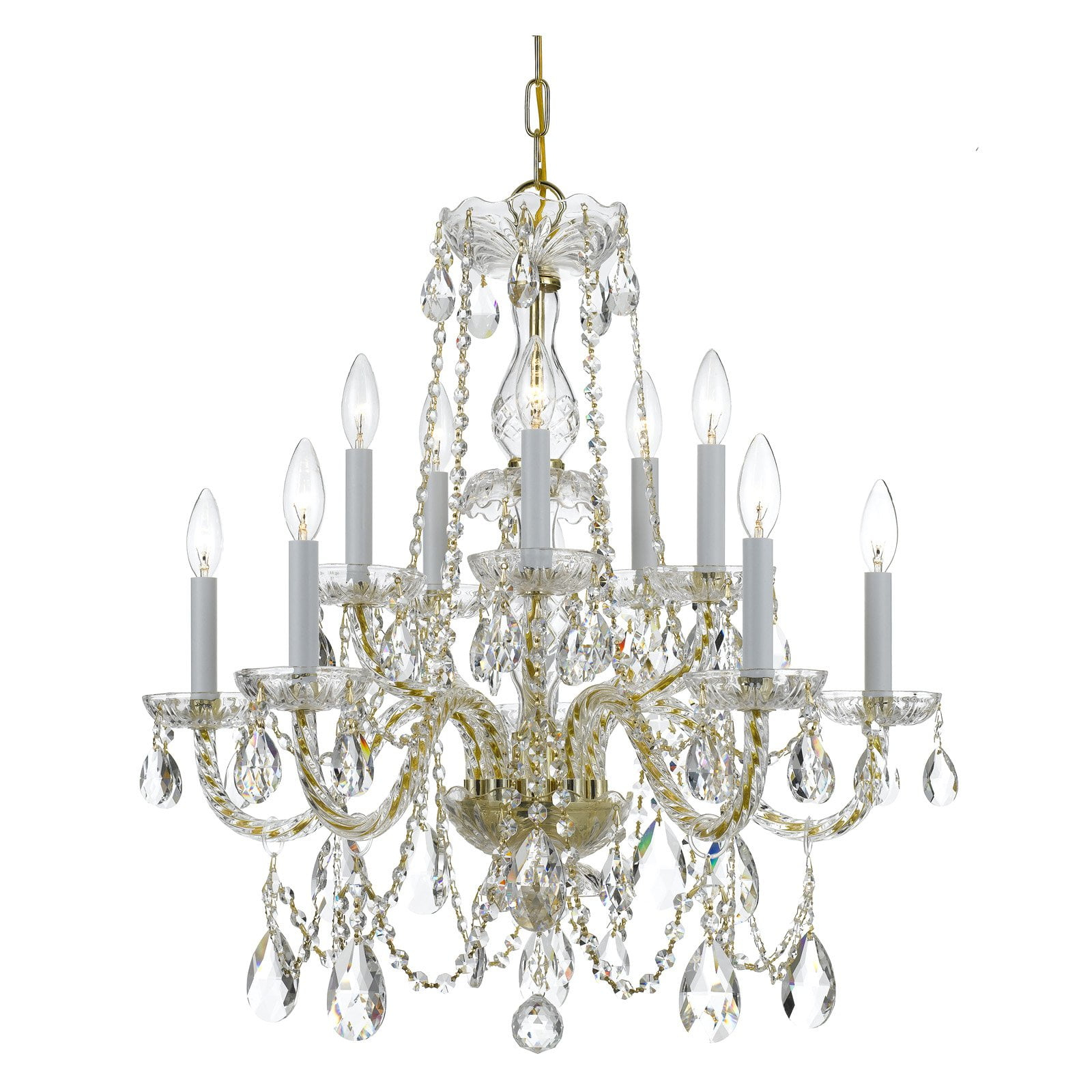 Crystorama Lighting - Ten Light Chandelier - Chandelier - Crystal - Ten Light