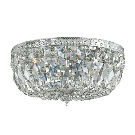 Crystorama Lighting - Three Light Ceiling Mount - Ceiling Mount - 3 Light Flush