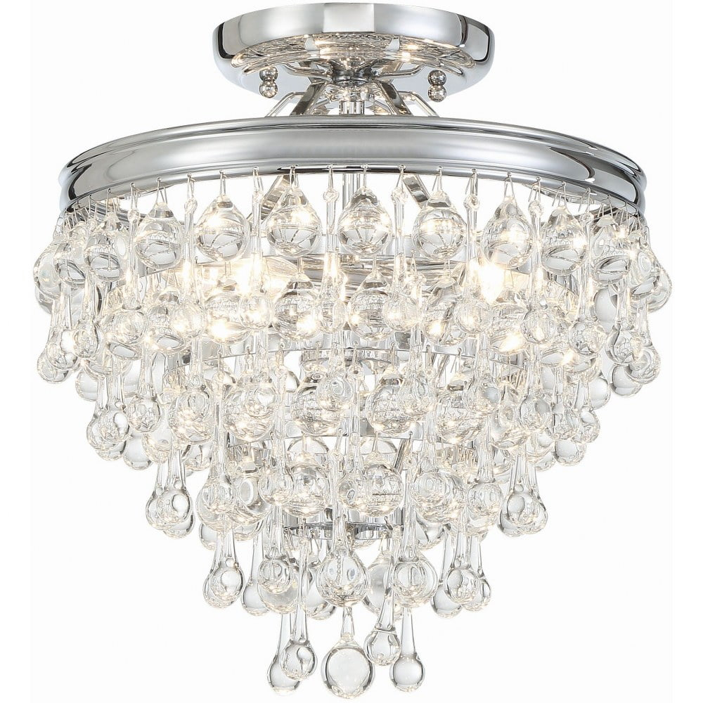 Crystorama Lighting - Three Light Ceiling Mount - Ceiling Mount - Calypso - 3