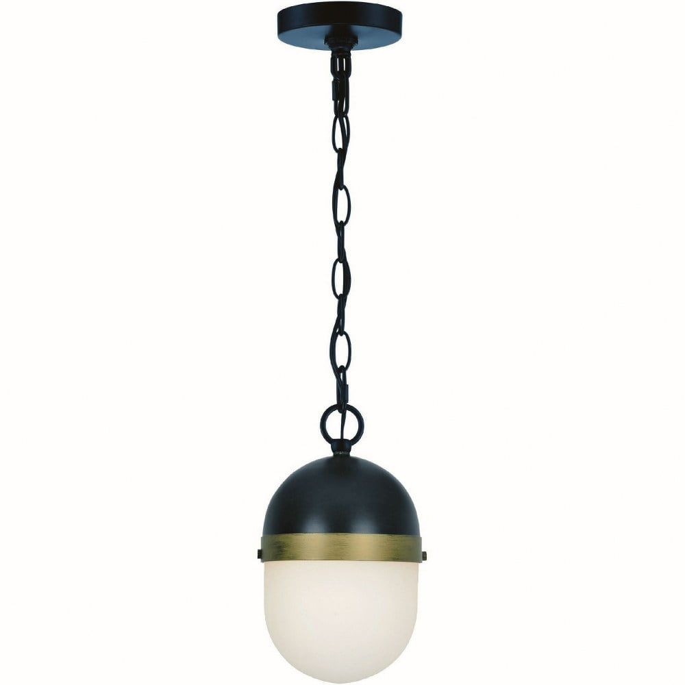 Crystorama Lighting - Three Light Outdoor Pendant - Outdoor Pendant - Capsule -