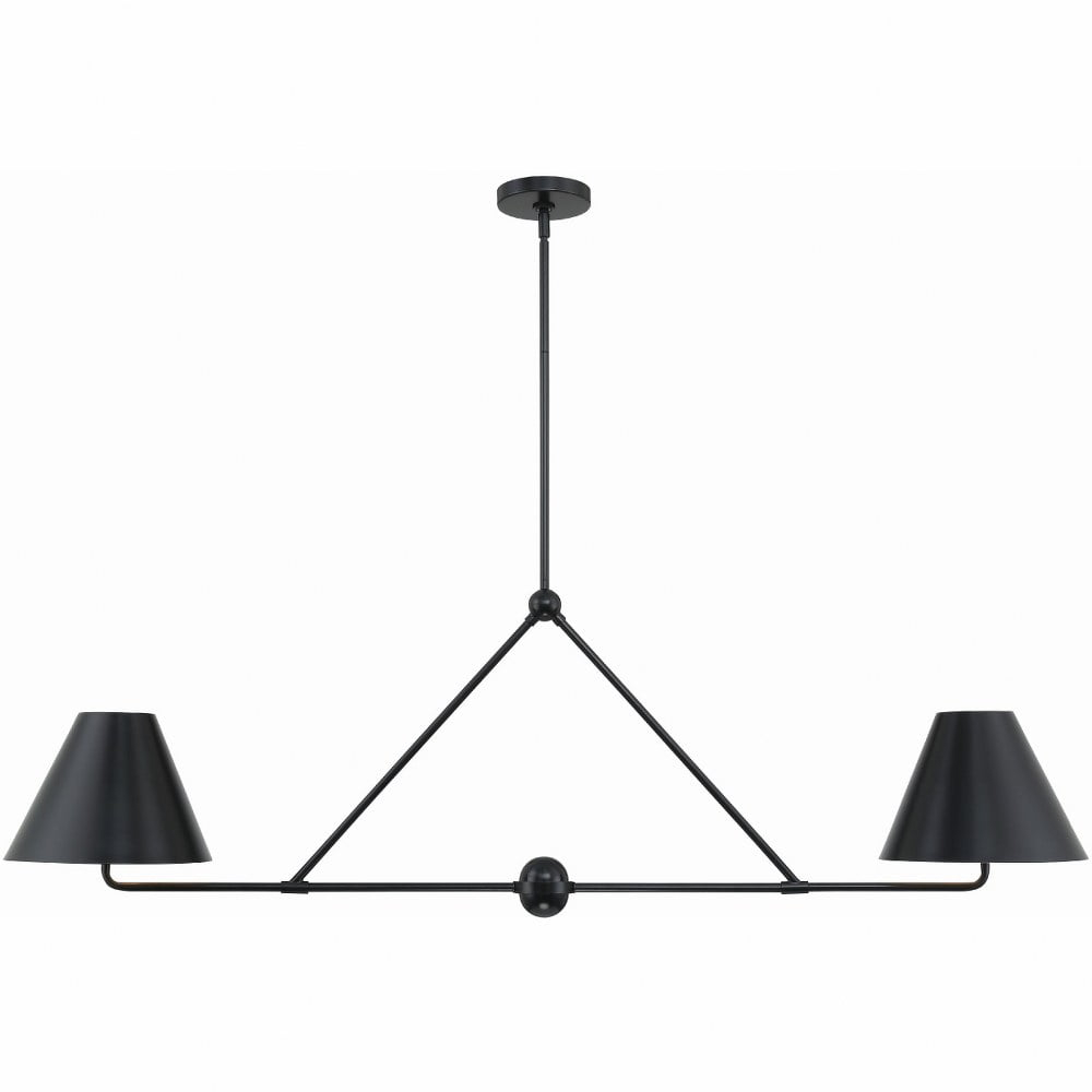 Crystorama Lighting - Xavier - 4 Light Chandelier In Modern Style-17 Inches Tall