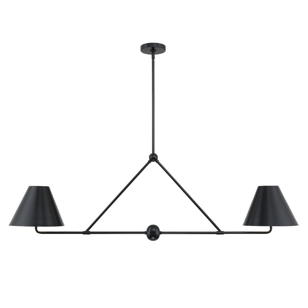 Crystorama Lighting - Xavier - 4 Light Chandelier In Modern Style-17 Inches Tall