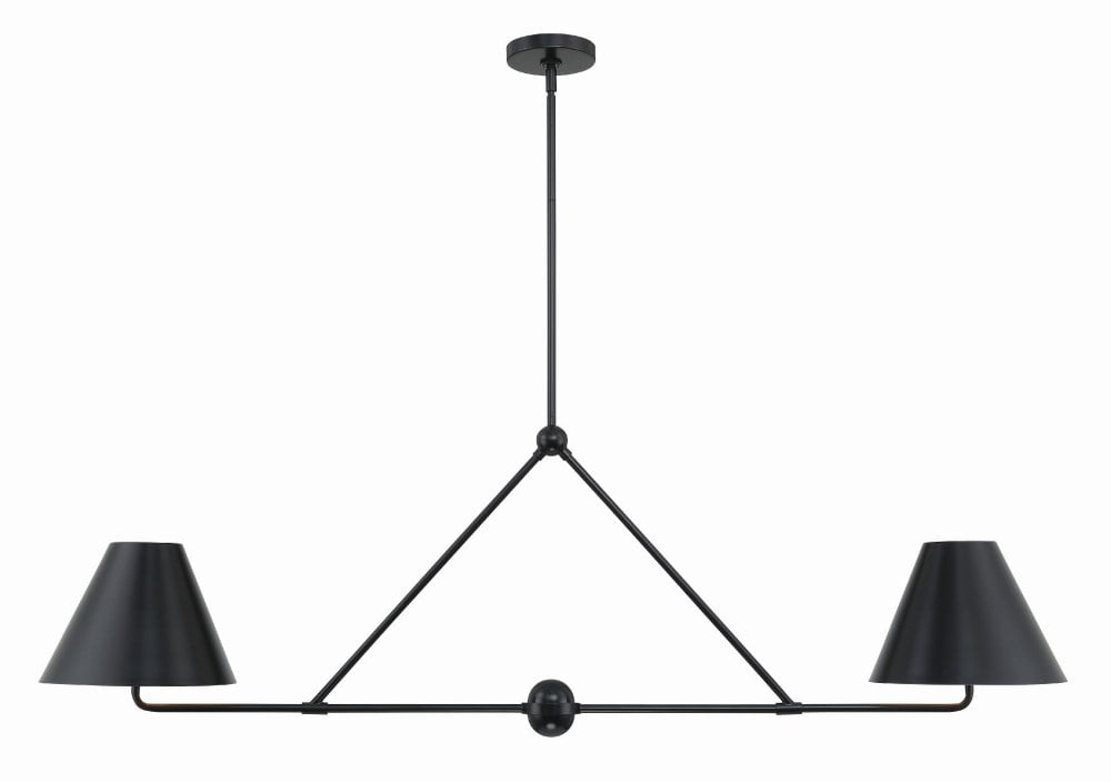 Crystorama Lighting - Xavier - 4 Light Chandelier In Modern Style-17 Inches Tall
