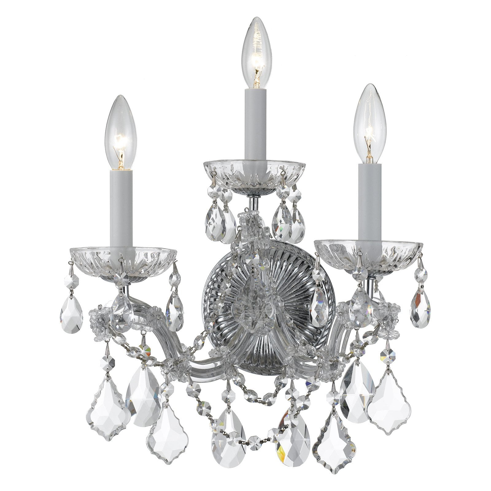 Crystorama Lighting - Three Light Wall Mount - Wall Mount - Maria Theresa -