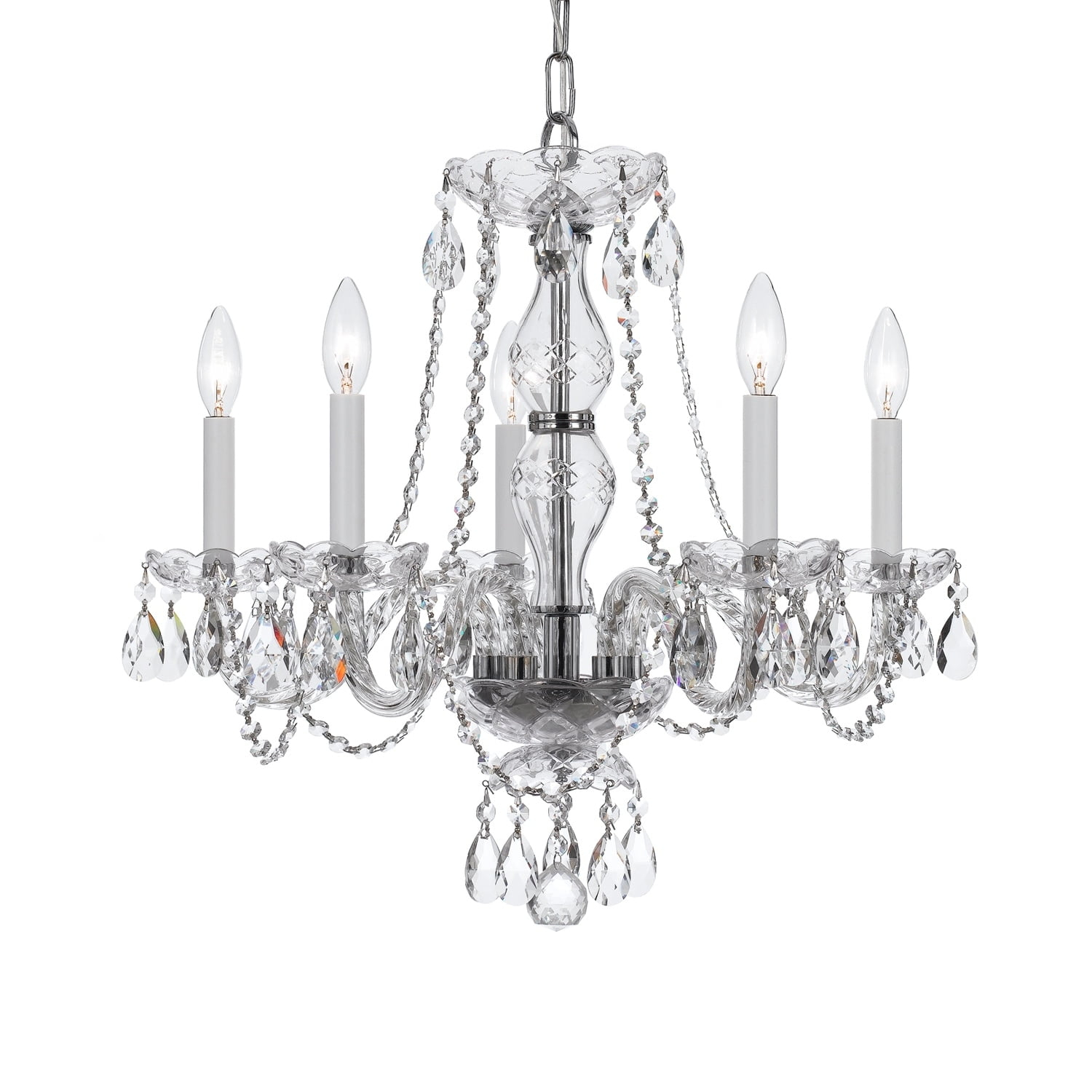 Crystorama Lighting - Five Light Chandelier - Chandelier - Crystal - Five Light